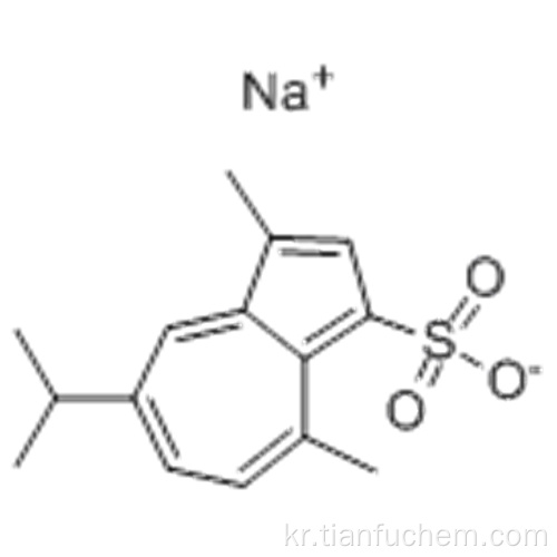 1- 아 줄렌 술폰산, 3,8- 디메틸 -5- (1- 메틸 에틸) -, 나트륨 염 (1 : 1) CAS 6223-35-4